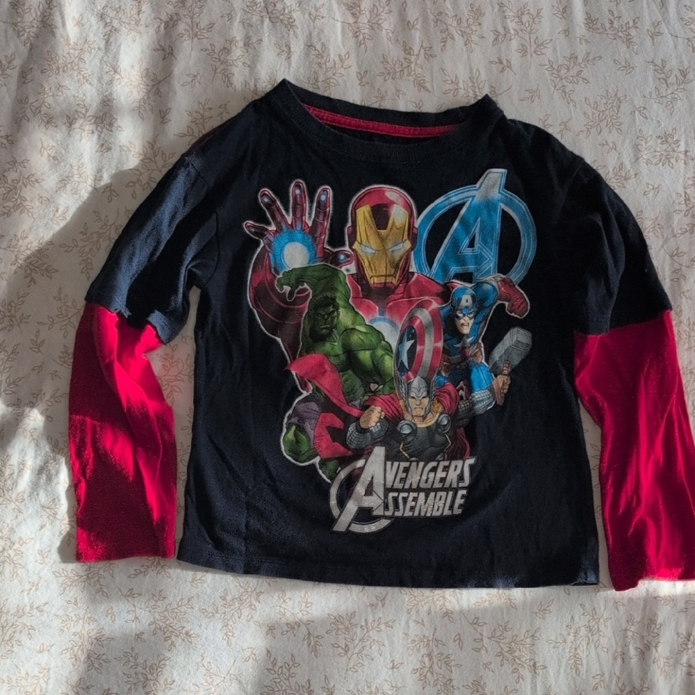 5 for $20 Marvel Avengers Kids Long Sleeve Shirt